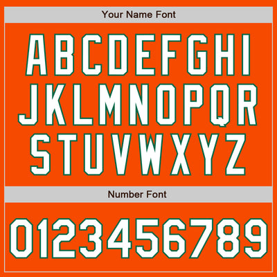 Custom Orange White-Kelly Green Bomber Varsity Letterman Zipper Jacket