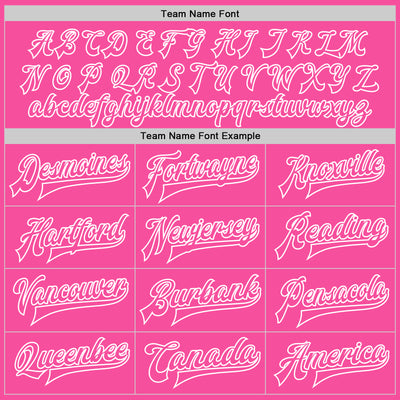 Custom Pink Gold-White Bomber Full-Snap Varsity Letterman Two Tone Jacket