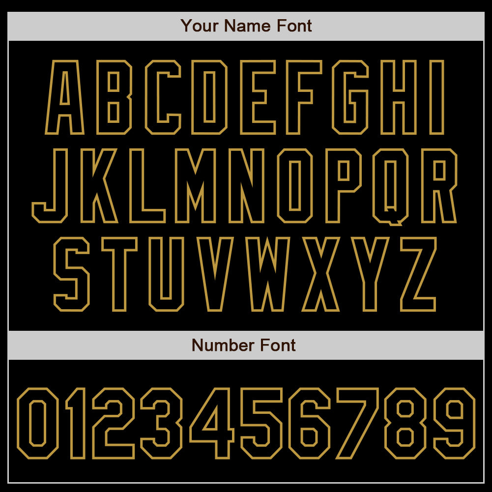 Custom Black Old Gold-Red Bomber Full-Snap Varsity Letterman Jacket