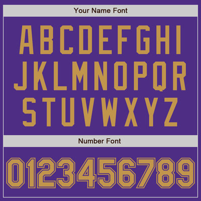 Custom Purple Old Gold Bomber Full-Snap Varsity Letterman Jacket