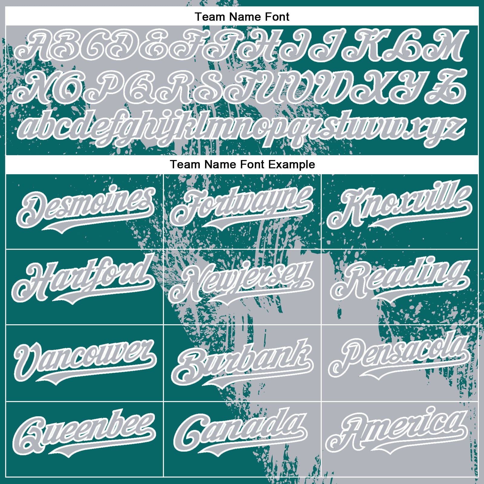 Custom Teal Gray-White Abstract Brush Stroke 3D Pattern Design Bomber Full-Snap Varsity Letterman Hoodie Jacket