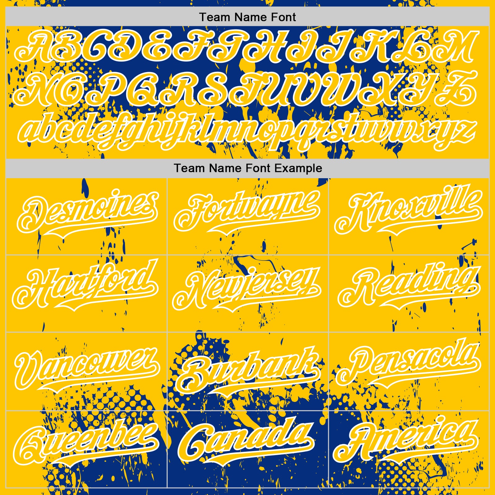 Custom Royal Yellow-White Splash Art 3D Pattern Design Bomber Full-Snap Varsity Letterman Hoodie Jacket