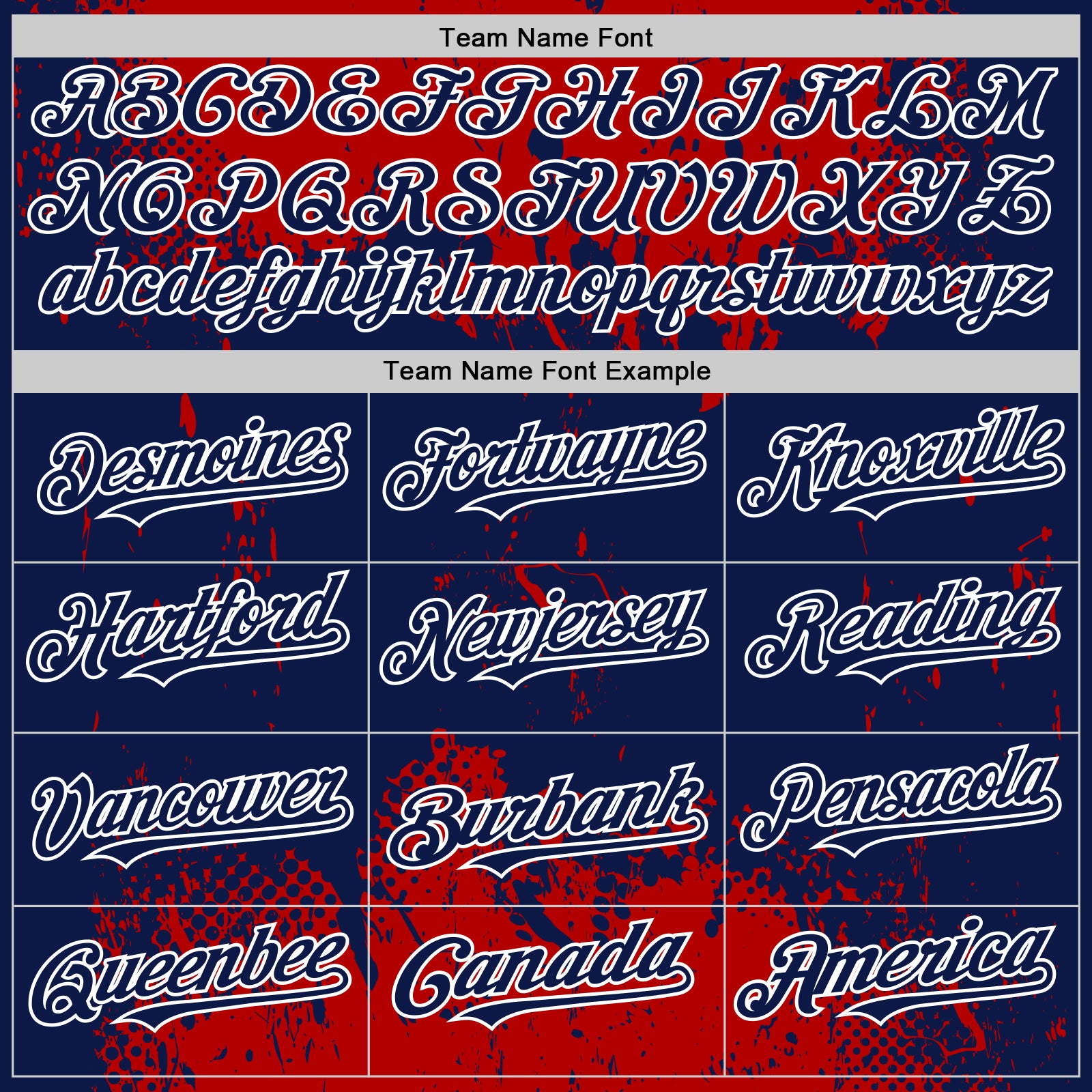 Custom Red Navy-White Splash Art 3D Pattern Design Bomber Full-Snap Varsity Letterman Hoodie Jacket