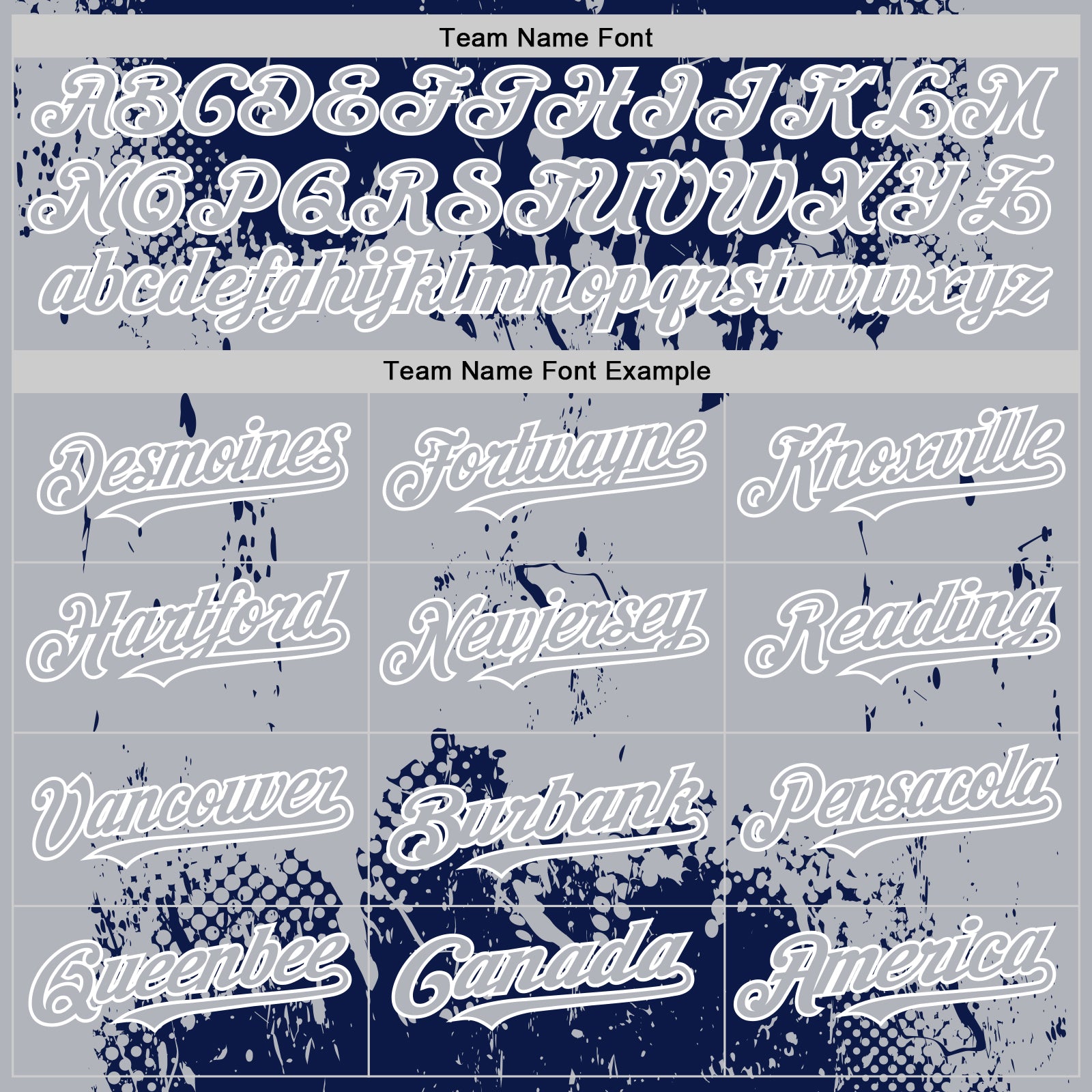 Custom Navy Gray-White Splash Art 3D Pattern Design Bomber Full-Snap Varsity Letterman Hoodie Jacket