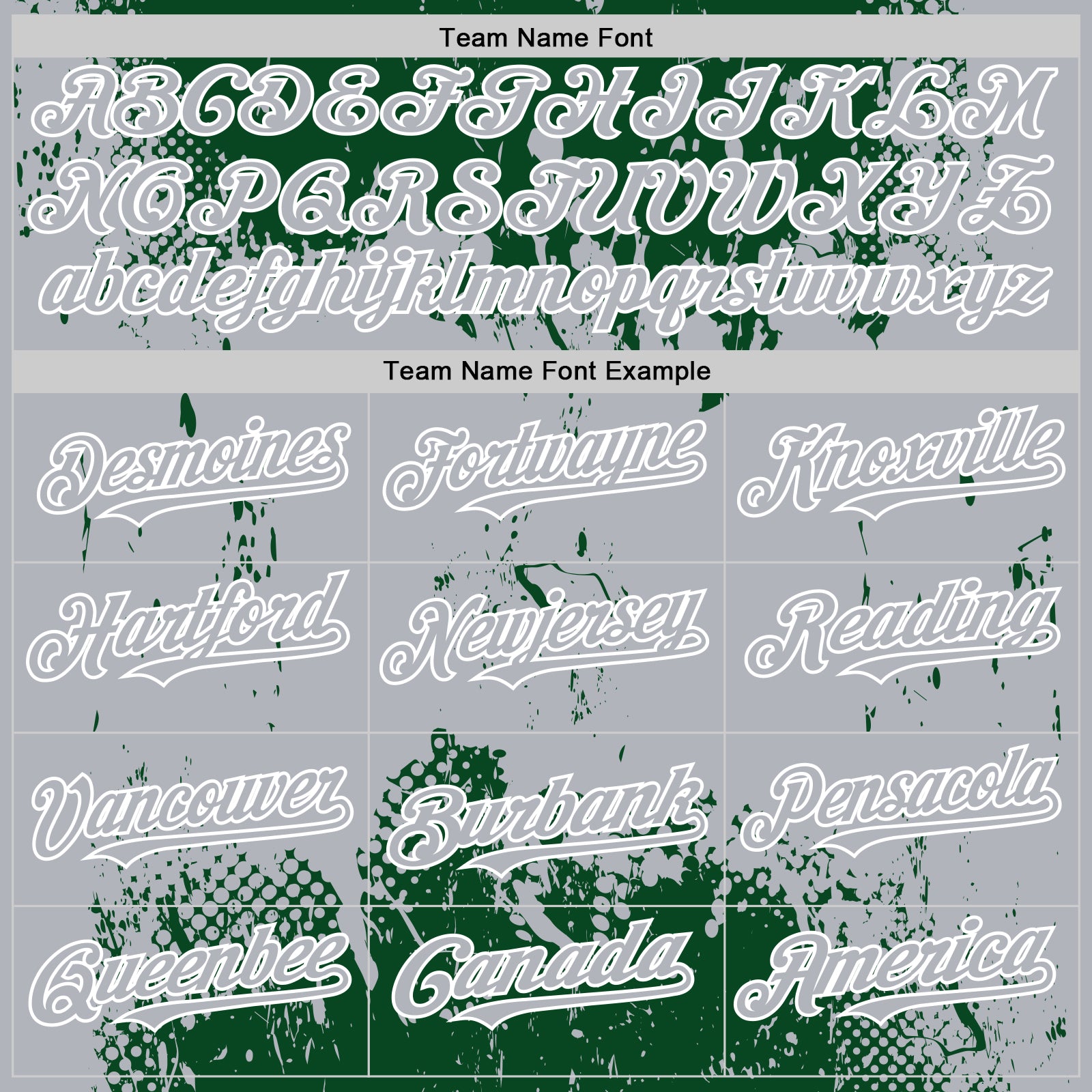 Custom Green Gray-White Splash Art 3D Pattern Design Bomber Full-Snap Varsity Letterman Hoodie Jacket