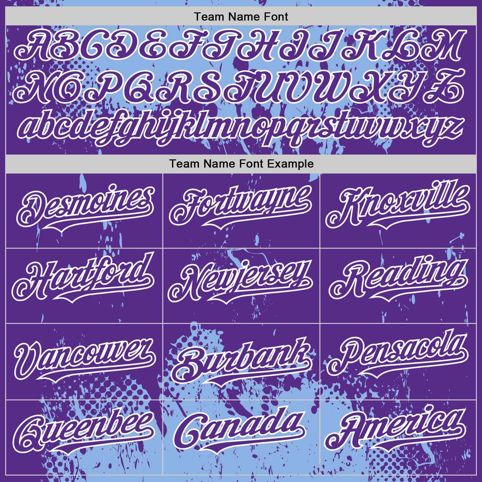 Custom Light Blue Purple-White Splash Art 3D Pattern Design Bomber Full-Snap Varsity Letterman Hoodie Jacket