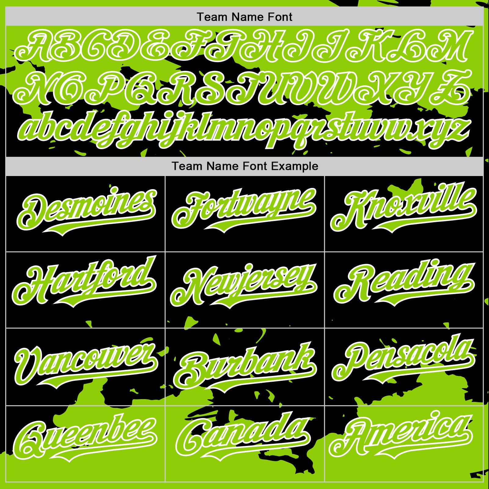 Custom Black Neon Green-White Splash Art 3D Pattern Design Bomber Full-Snap Varsity Letterman Hoodie Jacket