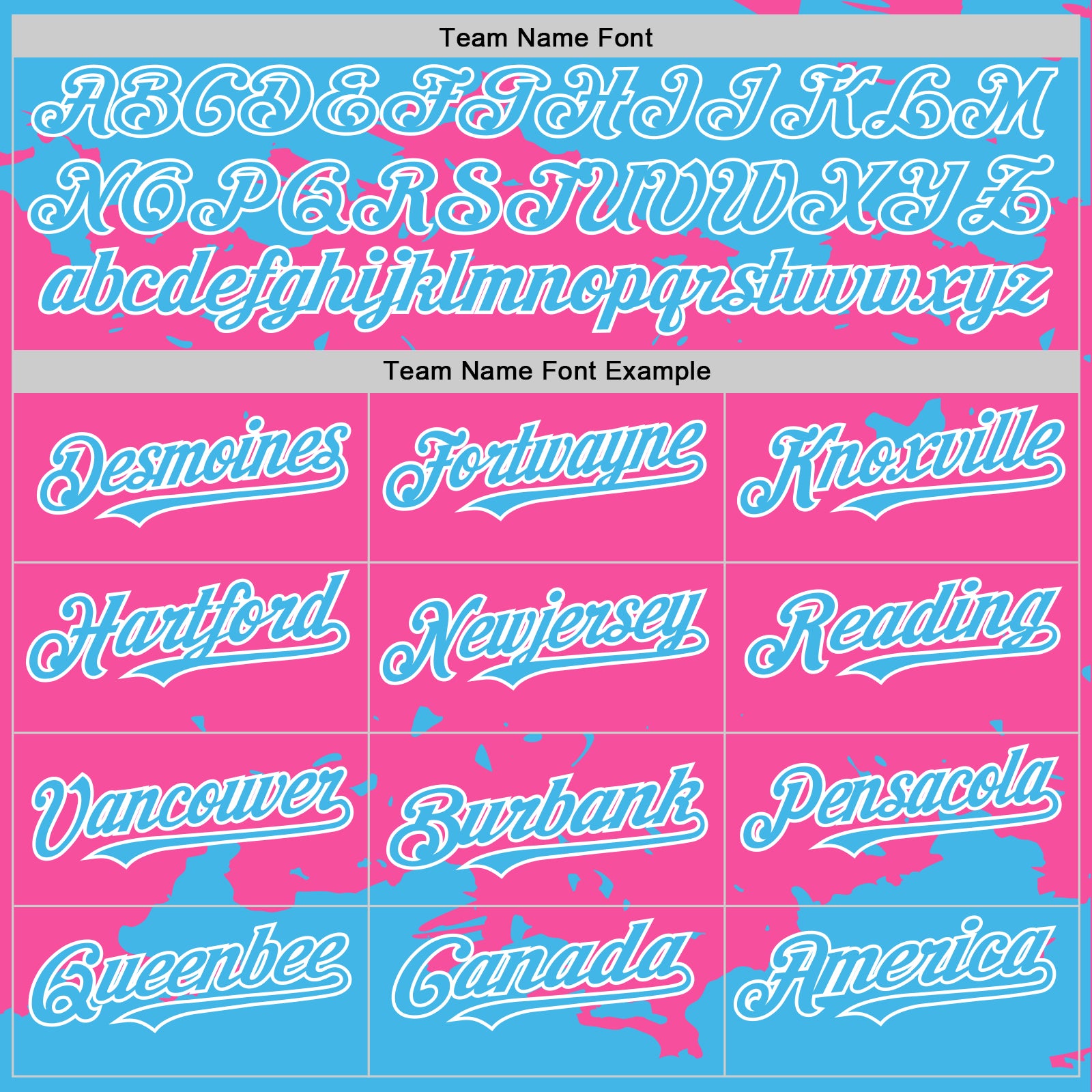 Custom Pink Sky Blue-White Splash Art 3D Pattern Design Bomber Full-Snap Varsity Letterman Hoodie Jacket