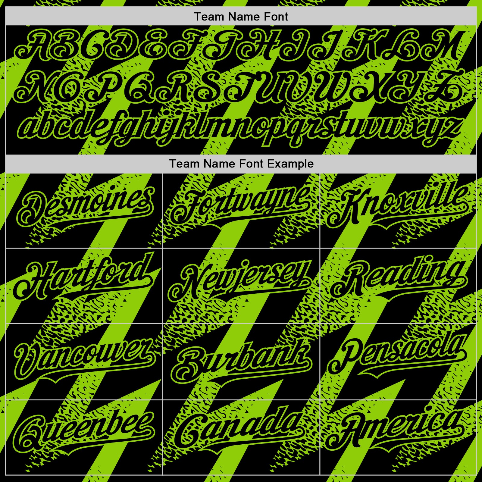 Custom Black Neon Green Zigzag Shape 3D Pattern Design Bomber Full-Snap Varsity Letterman Hoodie Jacket