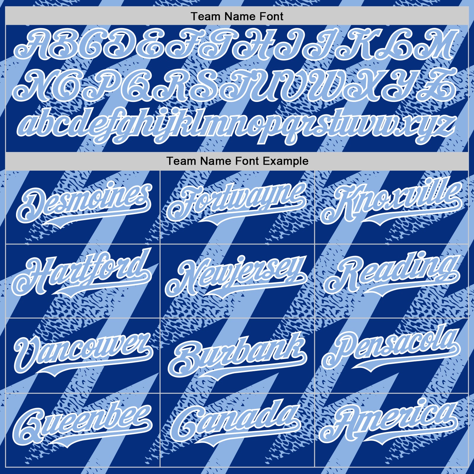 Custom Royal Light Blue-White Zigzag Shape 3D Pattern Design Bomber Full-Snap Varsity Letterman Hoodie Jacket