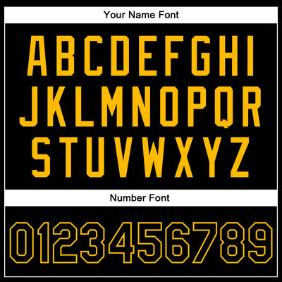 Custom Black Black-Gold Bomber Full-Snap Varsity Faux Leather Letterman Jacket