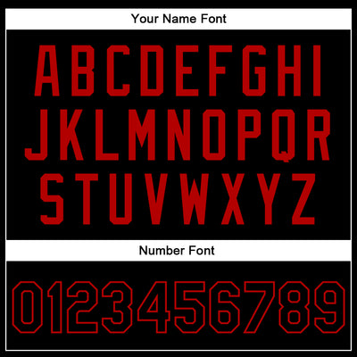 Custom Black Black-Red Bomber Full-Snap Varsity Faux Leather Letterman Jacket