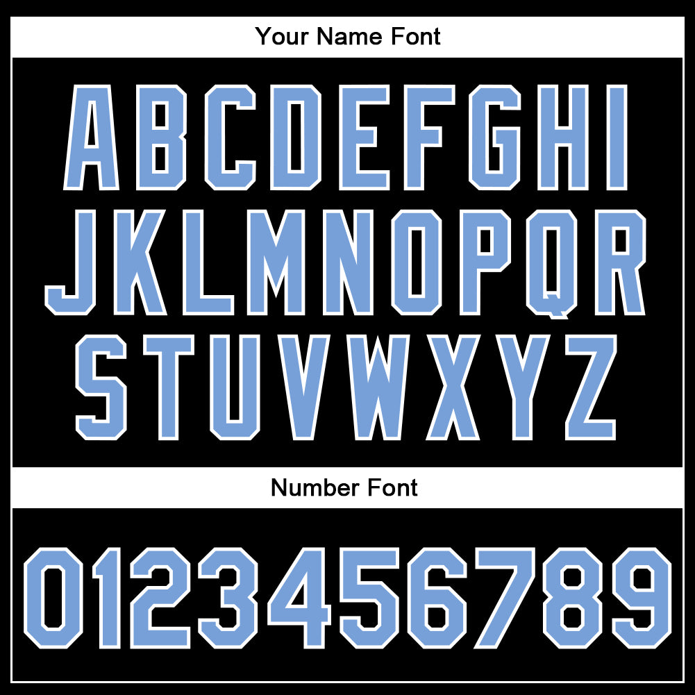 Custom Black Light Blue-White Bomber Full-Snap Varsity Faux Leather Letterman Jacket