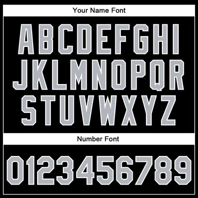 Custom Black Gray-White Bomber Full-Snap Varsity Faux Leather Letterman Jacket