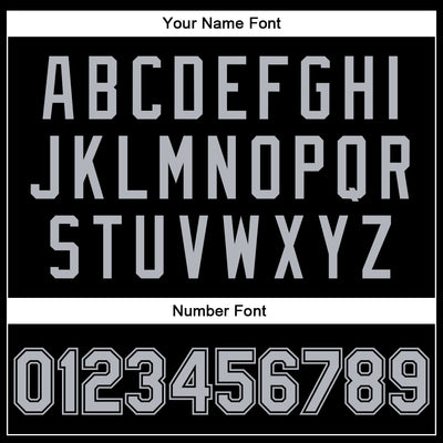 Custom Black Gray-Black Bomber Full-Snap Varsity Faux Leather Letterman Jacket