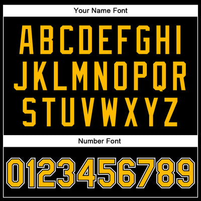 Custom Black Gold-White Bomber Full-Snap Varsity Faux Leather Letterman Jacket