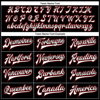 Custom Black White-Red Bomber Full-Snap Varsity Faux Leather Letterman Jacket