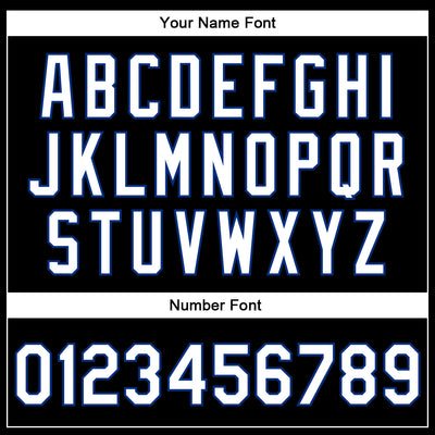 Custom Black White-Royal Bomber Full-Snap Varsity Faux Leather Letterman Jacket