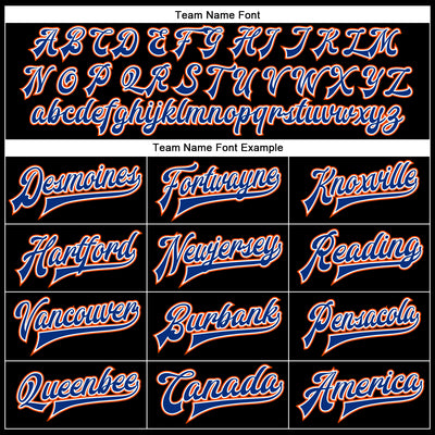 Custom Black Royal-Orange Bomber Full-Snap Varsity Faux Leather Letterman Jacket