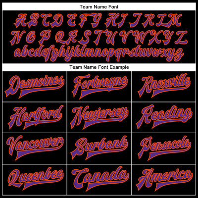 Custom Black Purple-Orange Bomber Full-Snap Varsity Faux Leather Letterman Jacket