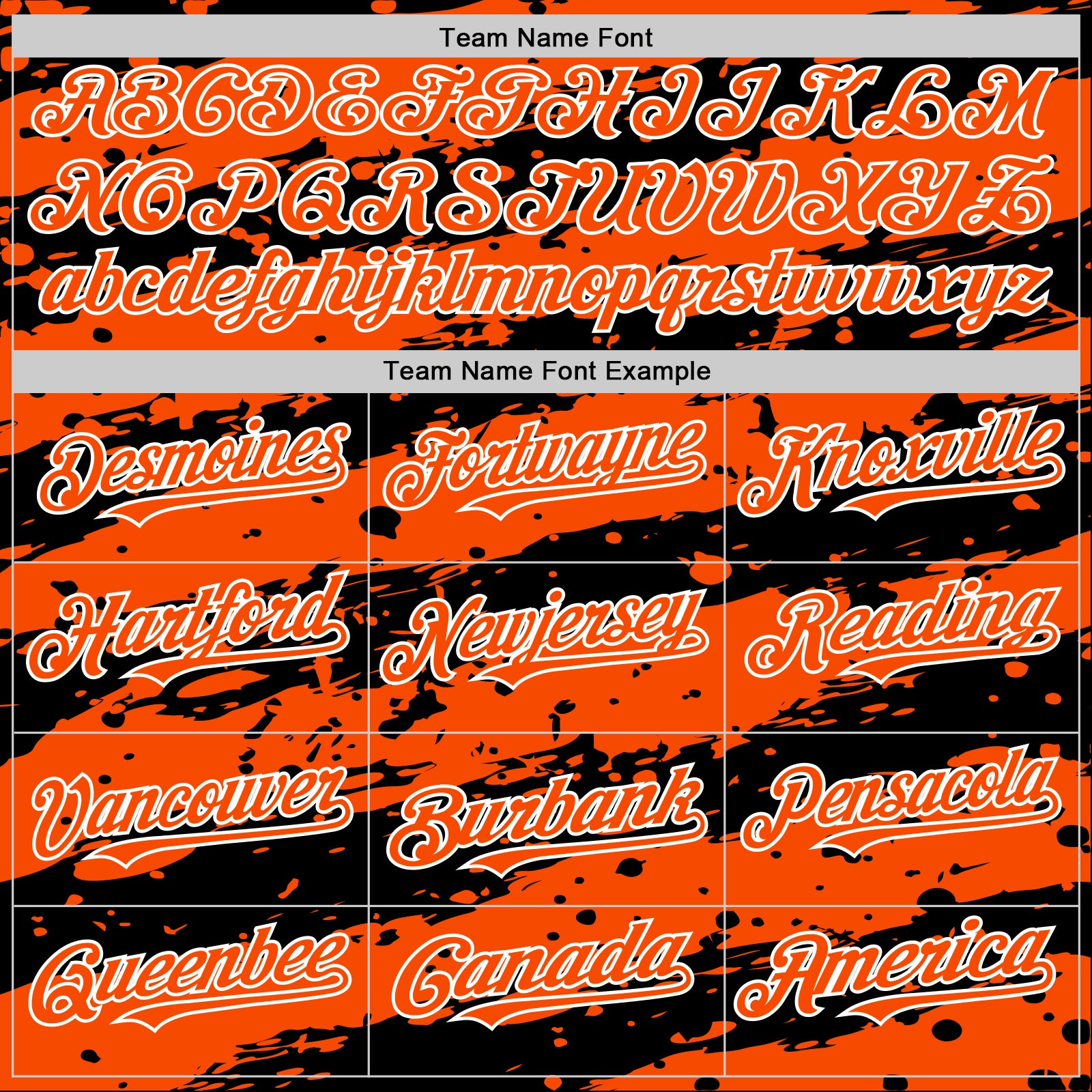 Custom Black Orange-White Splash 3D Pattern Design Bomber Full-Snap Varsity Letterman Hoodie Jacket