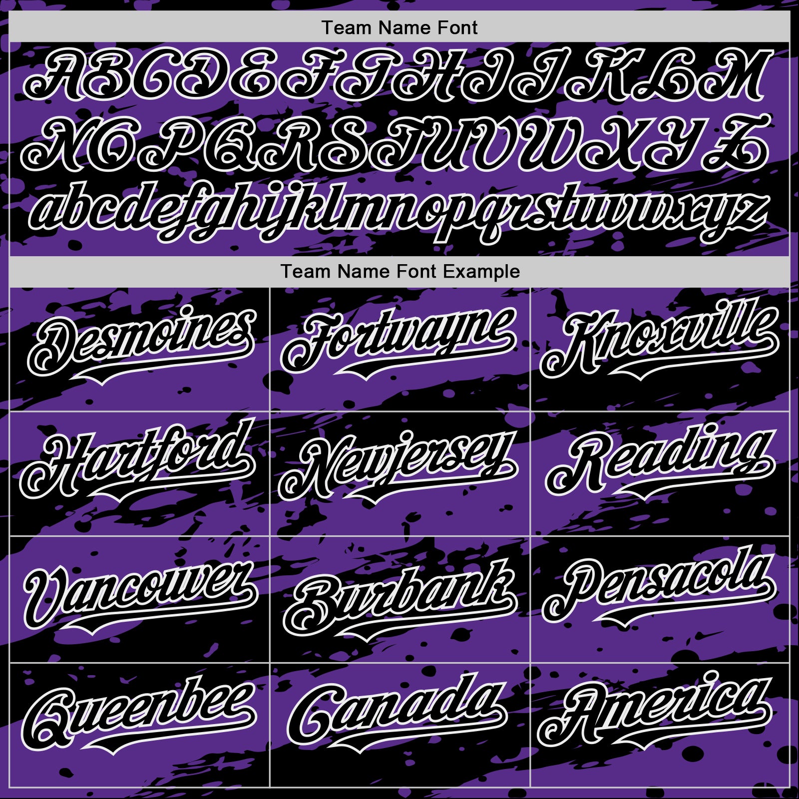 Custom Purple Black-White Splash 3D Pattern Design Bomber Full-Snap Varsity Letterman Hoodie Jacket