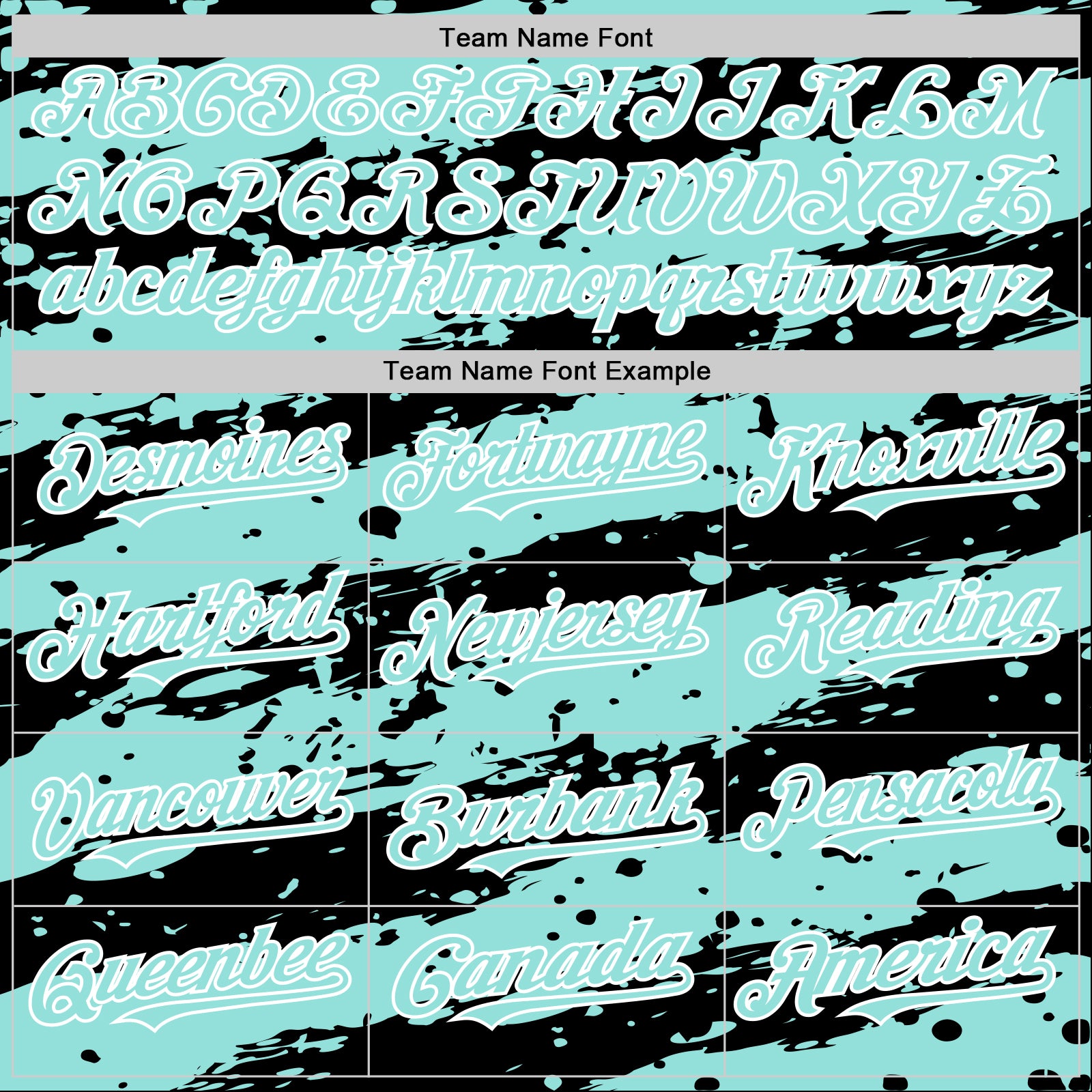 Custom Black Ice Blue-White Splash 3D Pattern Design Bomber Full-Snap Varsity Letterman Hoodie Jacket