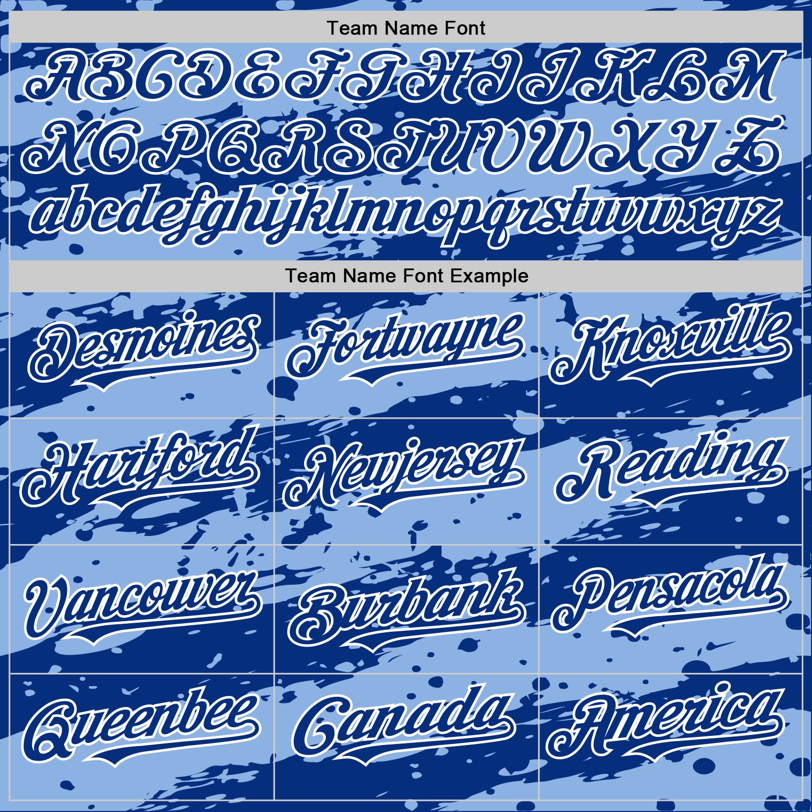 Custom Light Blue Royal-White Splash 3D Pattern Design Bomber Full-Snap Varsity Letterman Hoodie Jacket