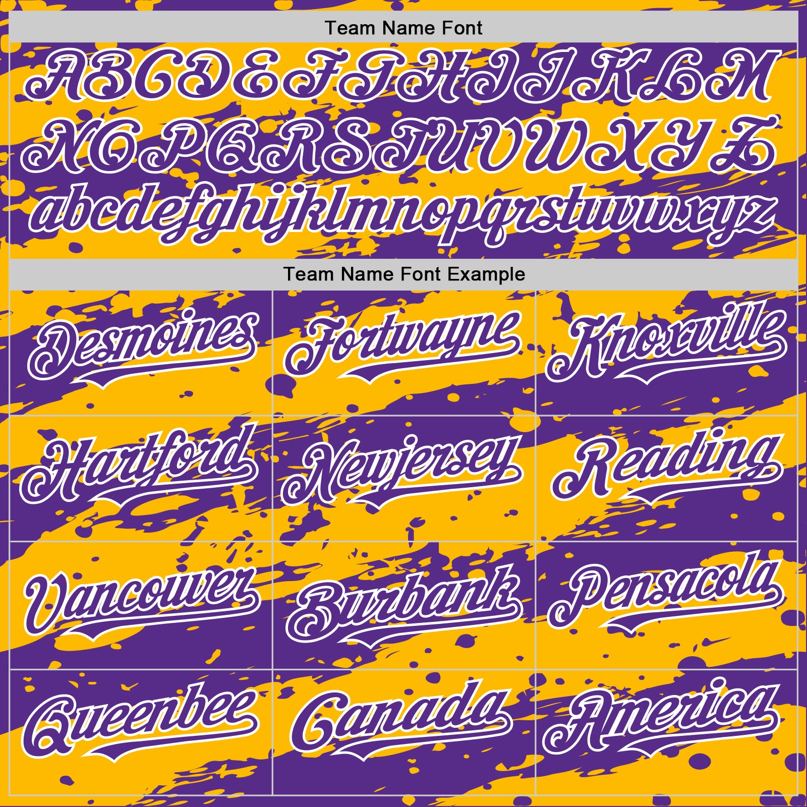 Custom Gold Purple-White Splash 3D Pattern Design Bomber Full-Snap Varsity Letterman Hoodie Jacket