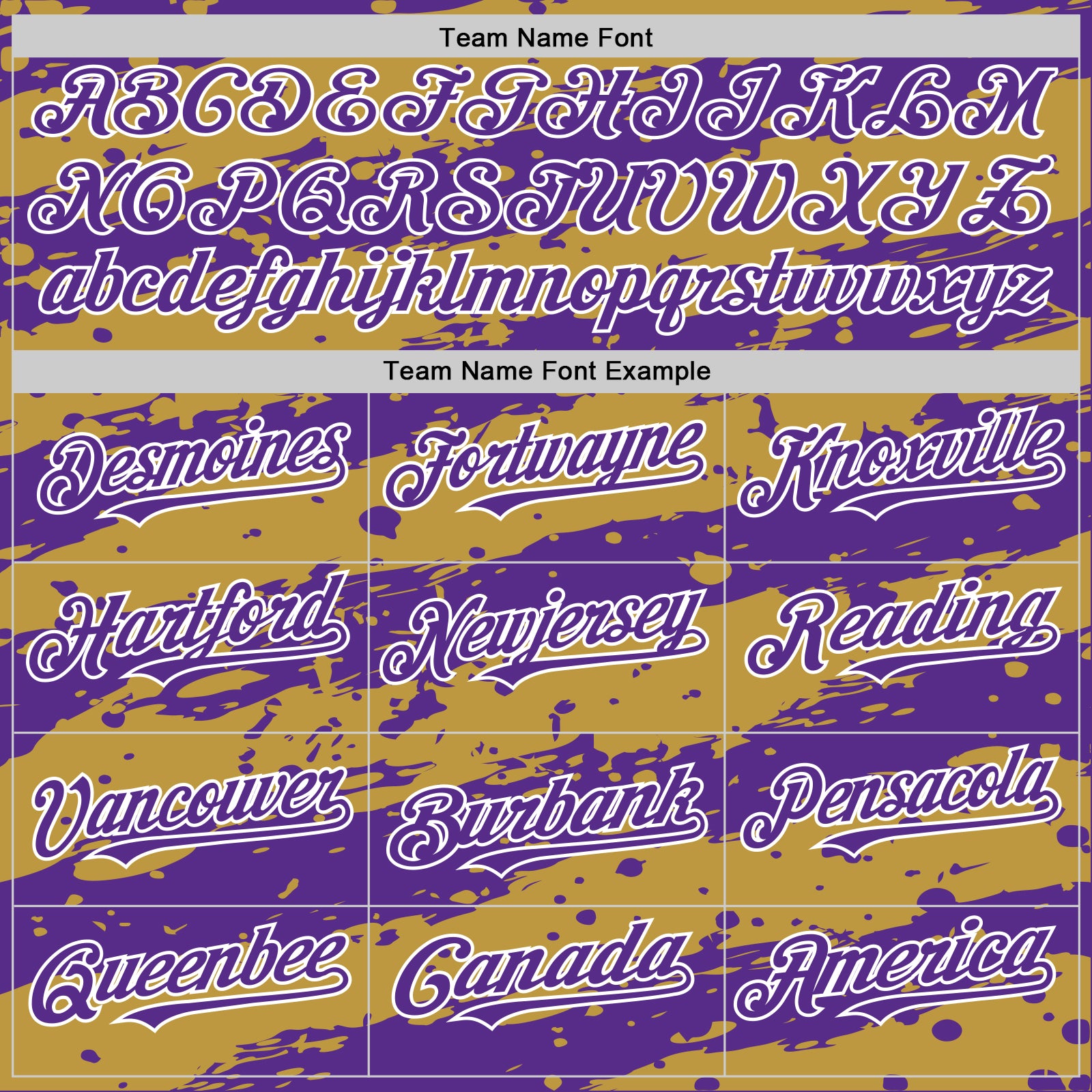 Custom Old Gold Purple-White Splash 3D Pattern Design Bomber Full-Snap Varsity Letterman Hoodie Jacket