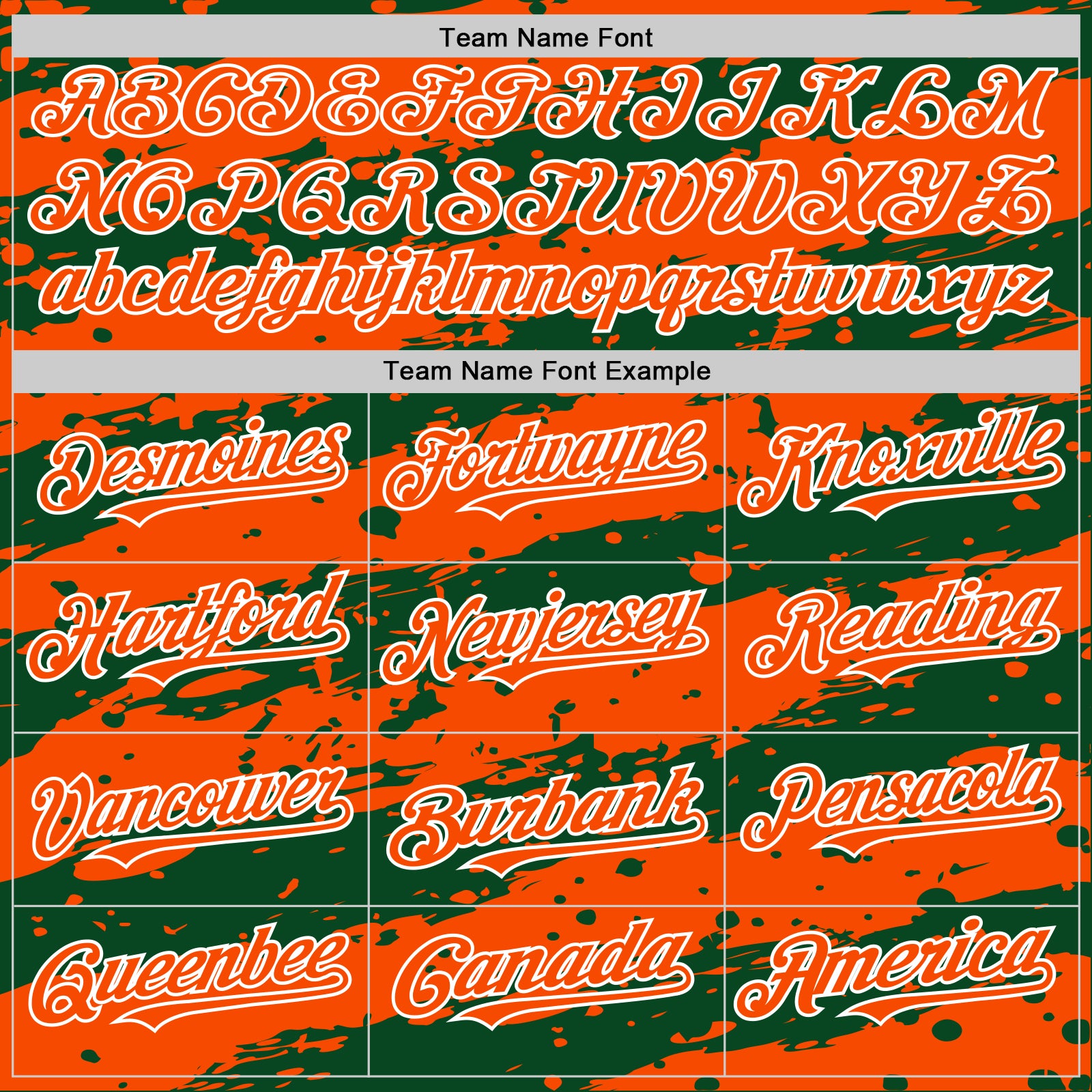 Custom Green Orange-White Splash 3D Pattern Design Bomber Full-Snap Varsity Letterman Hoodie Jacket