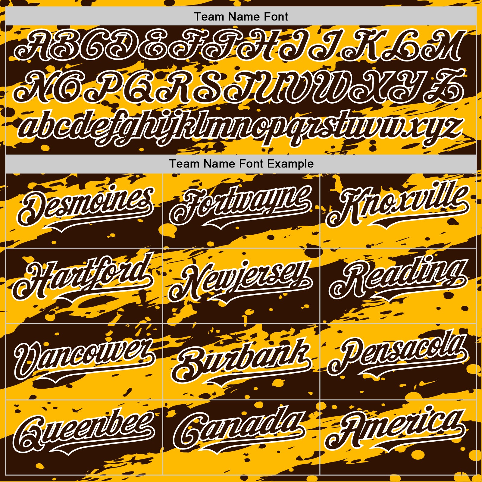 Custom Gold Brown-White Splash 3D Pattern Design Bomber Full-Snap Varsity Letterman Hoodie Jacket