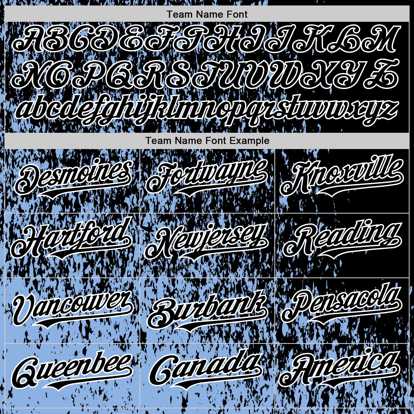 Custom Light Blue Black-White Abstract Fragment Art 3D Pattern Design Bomber Full-Snap Varsity Letterman Hoodie Jacket