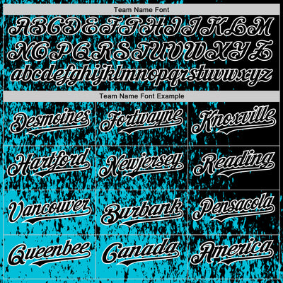 Custom Lakes Blue Black-White Abstract Fragment Art 3D Pattern Design Bomber Full-Snap Varsity Letterman Hoodie Jacket