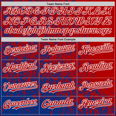 Custom Royal Red-White Abstract Fragment Art 3D Pattern Design Bomber Full-Snap Varsity Letterman Hoodie Jacket