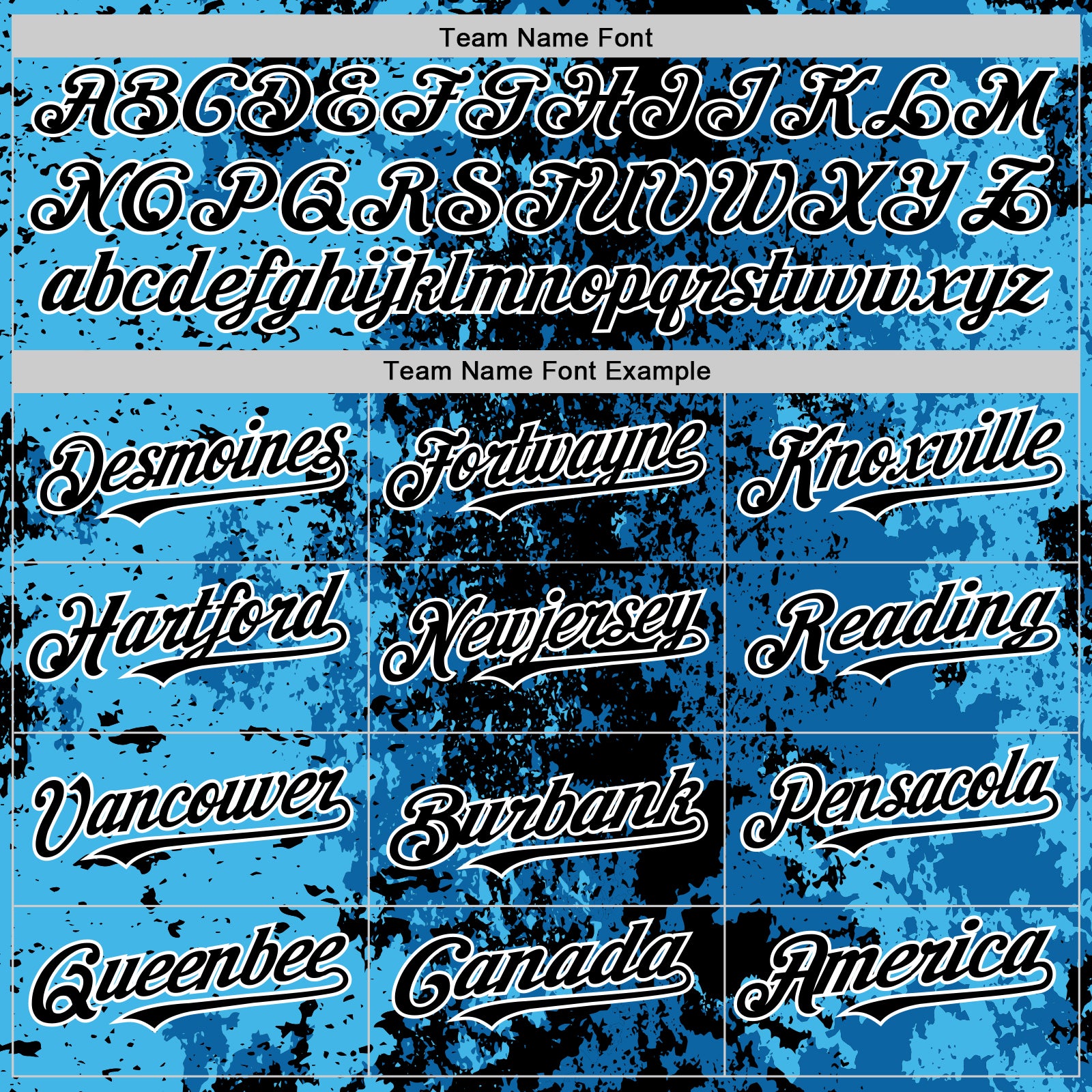 Custom Blue Black-White 3D Pattern Design Bomber Full-Snap Varsity Letterman Hoodie Jacket