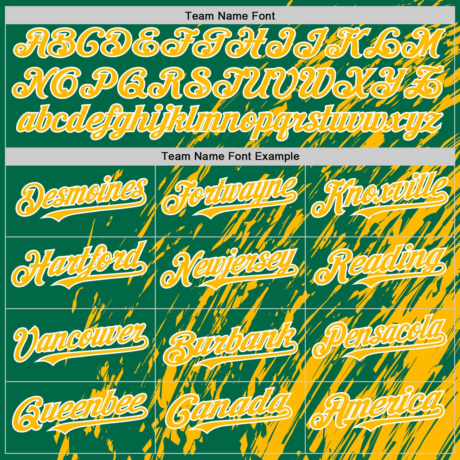 Custom Kelly Green Gold-White 3D Pattern Design Bomber Full-Snap Varsity Letterman Hoodie Jacket