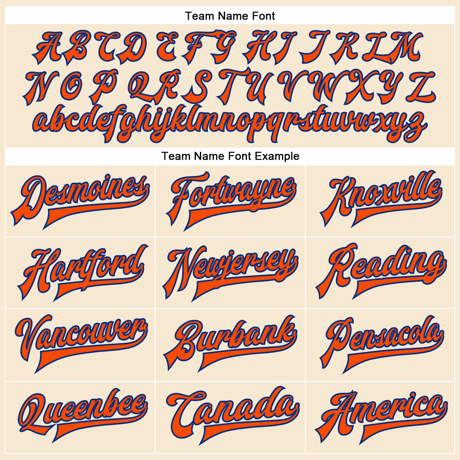 Custom Cream Orange-Royal Bomber Full-Snap Varsity Faux Leather Letterman Jacket