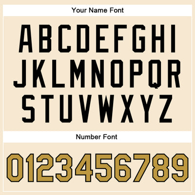 Custom Cream Old Gold-Black Bomber Full-Snap Varsity Faux Leather Letterman Jacket