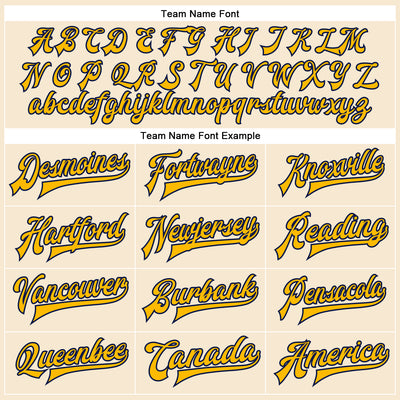 Custom Cream Gold-Navy Bomber Full-Snap Varsity Faux Leather Letterman Jacket