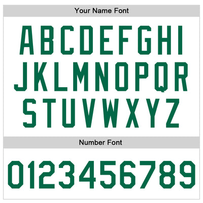 Custom White Kelly Green Bomber Full-Snap Varsity Faux Leather Letterman Jacket