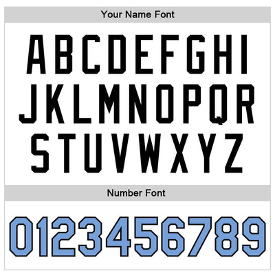 Custom White Light Blue-Black Bomber Full-Snap Varsity Faux Leather Letterman Jacket