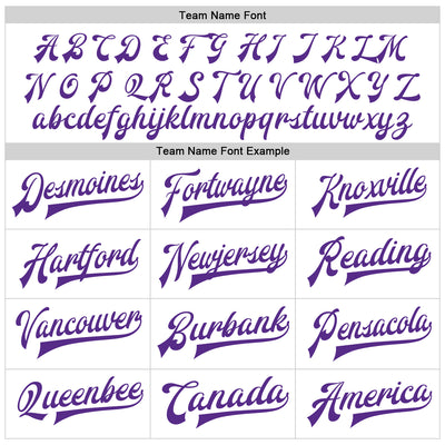 Custom White Purple Bomber Full-Snap Varsity Faux Leather Letterman Jacket