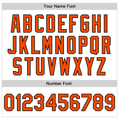 Custom White Orange-Black Bomber Full-Snap Varsity Faux Leather Letterman Jacket