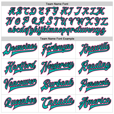 Custom White Pink Aqua-Black Bomber Full-Snap Varsity Faux Leather Letterman Jacket