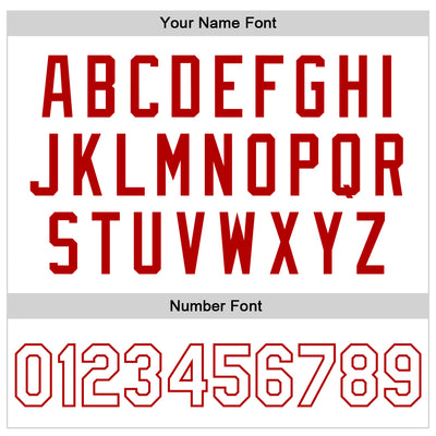 Custom White White-Red Bomber Full-Snap Varsity Faux Leather Letterman Jacket