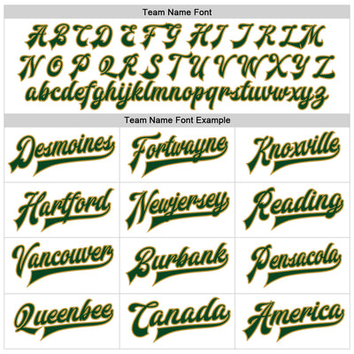 Custom White Green-Old Gold Bomber Full-Snap Varsity Faux Leather Letterman Jacket