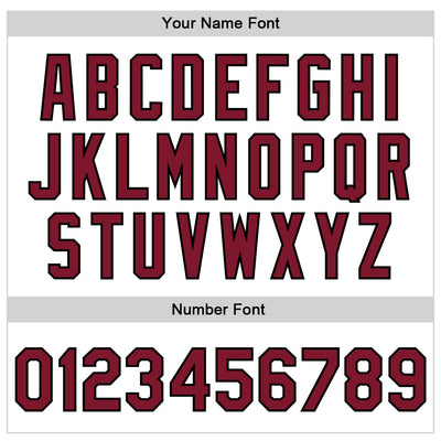 Custom White Crimson-Black Bomber Full-Snap Varsity Faux Leather Letterman Jacket