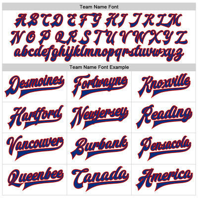 Custom White Royal-Red Bomber Full-Snap Varsity Faux Leather Letterman Jacket