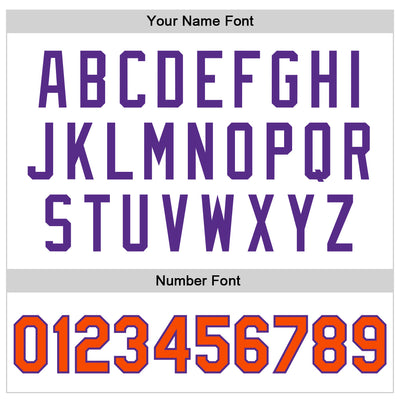 Custom White Orange-Purple Bomber Full-Snap Varsity Faux Leather Letterman Jacket